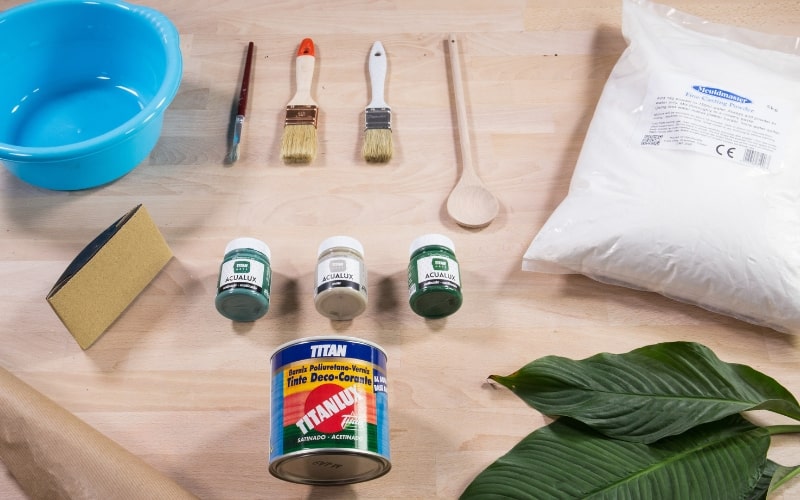 Manualidades con yeso platos de yeso Cadena 88